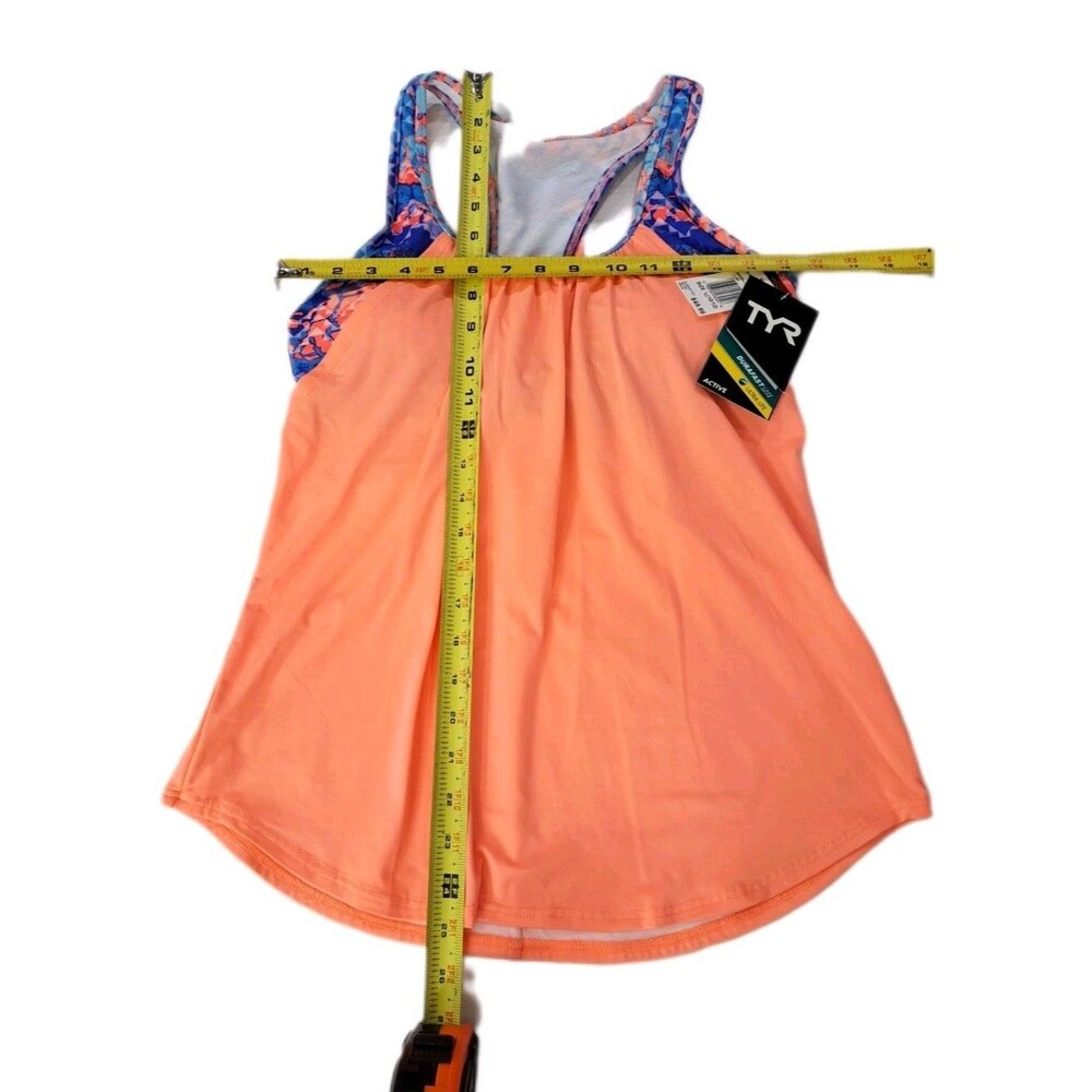 TYR Emerald Lake 2-in-1 Tankini TEMC7AH Coral Blue Size L (10/12) - Picture 13 of 16